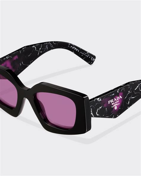 Lenses Fuxia Flash Prada Symbole Sunglasses 